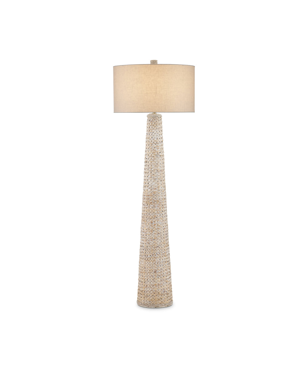 Birdsong Whitewash Floor Lamp
