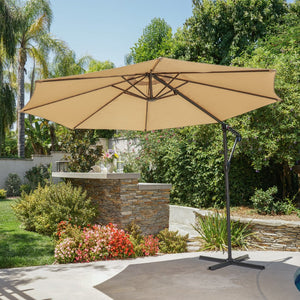 Christopher Knight Home® Noble House Stanley Banana Canopy Umbrella