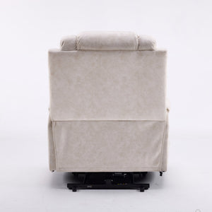 English Elm Oversized Power Lift Recliner with Massage Heat and Infinite Recline for Home Theater W3698S00003