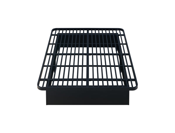 English Elm Modern California King Metal Bed Base 16" Height – Heavy-Duty Durable Frame 72"x86" Sleek Black Support System B009P244676