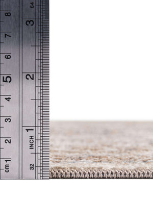 Unique Loom Chateau Wilson Machine Made Border Rug Beige, Blue/Gray/Ivory/Brown 3' 0" x 13' 1"