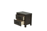 English Elm Bedroom Furniture Simple Nightstand Drawers Bed Side Table Solidwood