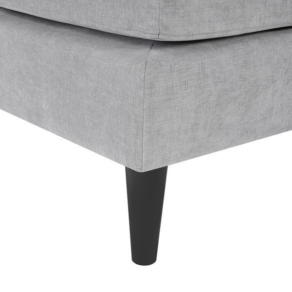 English Elm Swivel Barrel Accent Chair Chenille Tufted Round Club Seat for Living Room Lounge Grey N719S002310E