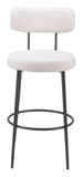 Blanca Barstool - Set of 2 Ivory 109740 Zuo Modern