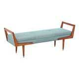 INK+IVY Boomerang Casual Bench II105-0090 Blue/Pecan