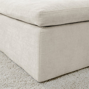 English Elm 143" Cloud Sectional Couch - 52" Chaise U-Shaped Modular Chenille Sofa, Deep Seats, No Assembly W1117S00235