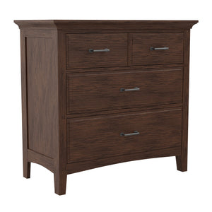 OSP Home Furnishings Modern Mission 3 Drawer Chest Vintage Oak