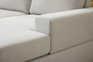 English Elm Large Modular L Shaped Sectional Sofa with Plush Cushions for Contemporary Living B2730S00068