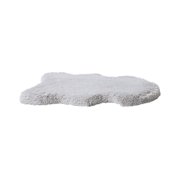 JLA Home Friends Forever - Hide Orthopedic Faux Fur Mat SM — Low-Profile Egg Crate Support, Machine-Washable Cover, Stylish Rug PET63HM6012