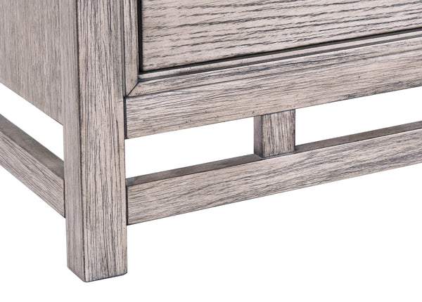 English Elm Fusion Oak Veneer Five Drawer Chest Soft Close Storage Antique Brass Bedroom Dresser B108P411436