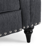 Christopher Knight Home® - Noble House - Sunapee Contemporary Tufted Recliner with Nailhead Trim