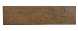 Hooker Furniture Chapman Sorrel Buffet With White Oak Veneers, Hand-Hammered Pewter Accents & Soft-Close Storage 6033-75900-85