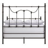 Homelegance By Top-Line Roshan Victorian Iron Metal Bed Dark Bronze Metal