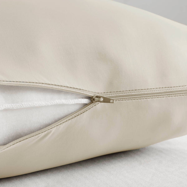 English Elm 1- Piece Full Body Cooling Pillow with Nylon Spandex Cover for Side Sleepers Neutral B035P482974