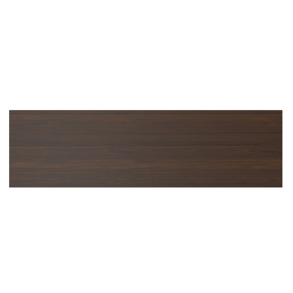 English Elm Artisan Solid Pine Four Door Buffet with Glass Panels for Dining Room Storage B136P439005