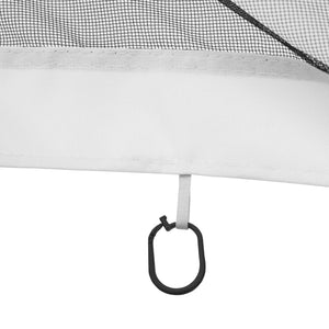 English Elm Outsunny 10' X 12' Mesh Sidewall Set For Gazebo & Canopy Tents - Insect-Blocking, Easy-Zip Panels W2225P174170-GIGA