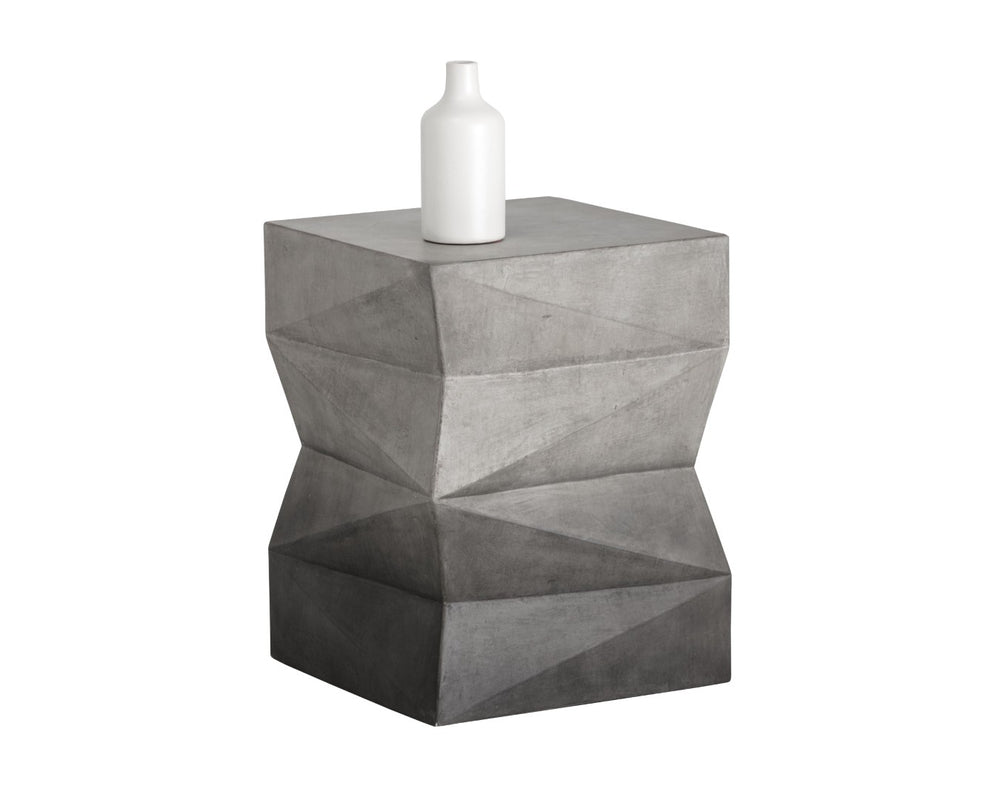 Sunpan NIRAN Modern End Table with Hand-Sprayed Ombré Finish - Versatile Accent for Any Space 103223