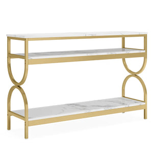 English Elm Modern Farmhouse Console Table Slim Wood Grain Entryway Sofa Accent Piece T3971P453219