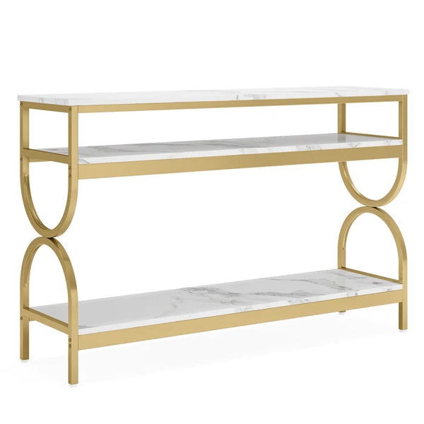 English Elm Modern Farmhouse Console Table Slim Wood Grain Entryway Sofa Accent Piece T3971P453219