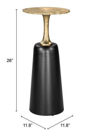 Chenai Drink Table Black 109766 Zuo Modern