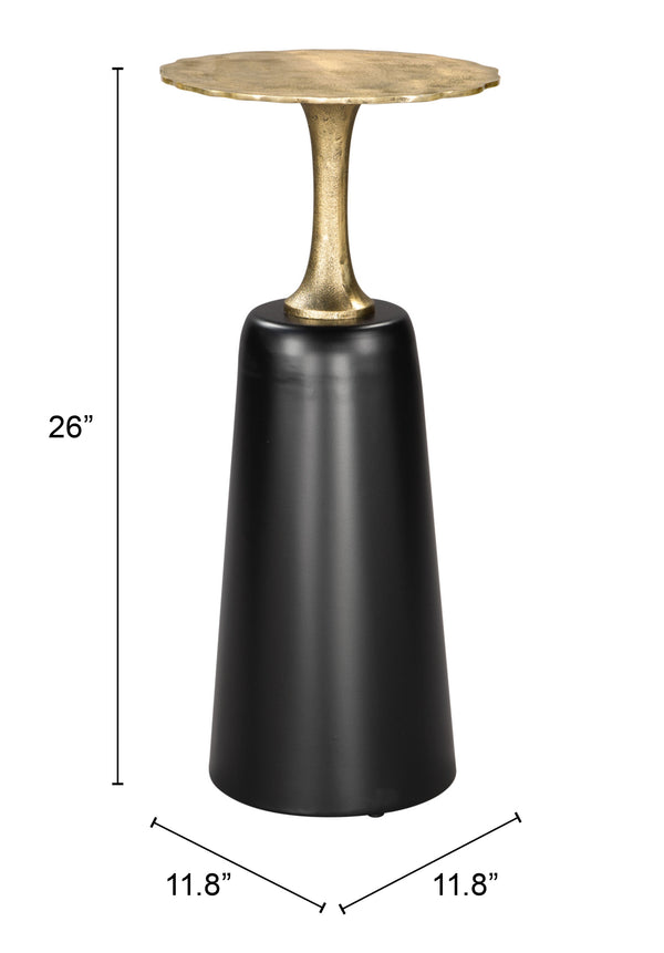 Chenai Drink Table Black 109766 Zuo Modern