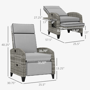 English Elm Garden Steel Frame Outdoor Glider Chair with Breathable Mesh for Porch or Patio T3971P444428