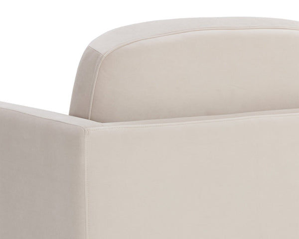 Sunpan Everton Lounge Chair - Classic Comfort with U-Shaped Arms and Floating Design for Modern Spaces Meg Taupe