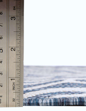 Unique Loom Outdoor Safari Tsavo Machine Made Animal Print Rug Blue, Ivory 9' 0" x 12' 0"