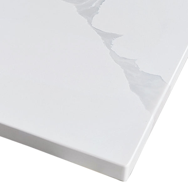 English Elm 49-inch Carrara Quartz Vanity Top Undermount Sink Marble Look Backsplash Bathroom W2699P459409