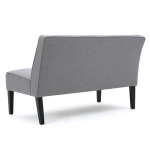 English Elm 50'' Linen Upholstered Loveseat Solid Wood Frame Modern Seating for Small Spaces N771P376540D
