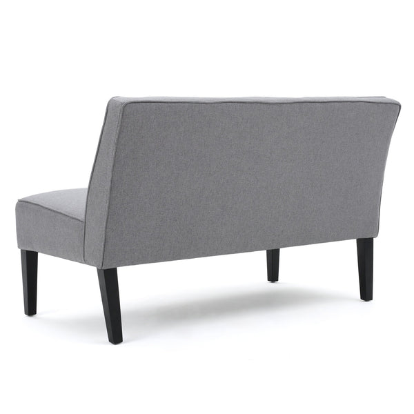 English Elm 50'' Linen Upholstered Loveseat Solid Wood Frame Modern Seating for Small Spaces N771P376540D
