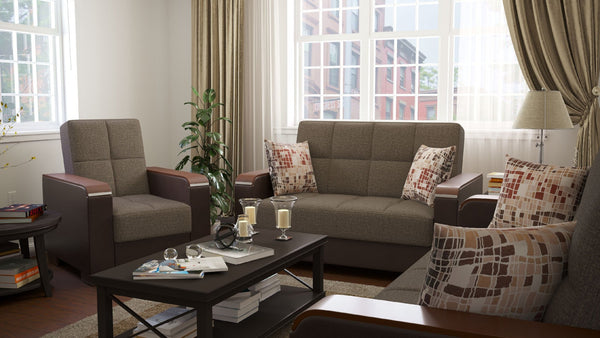 English Elm Primenest Zenaero Convertible Armchair With Storage - Upholstered Sleeper Chair For Small Spaces B030P286207-GIGA