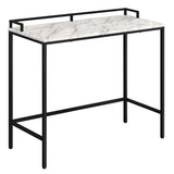 OSP Home Furnishings Brighton Console Table White/Black