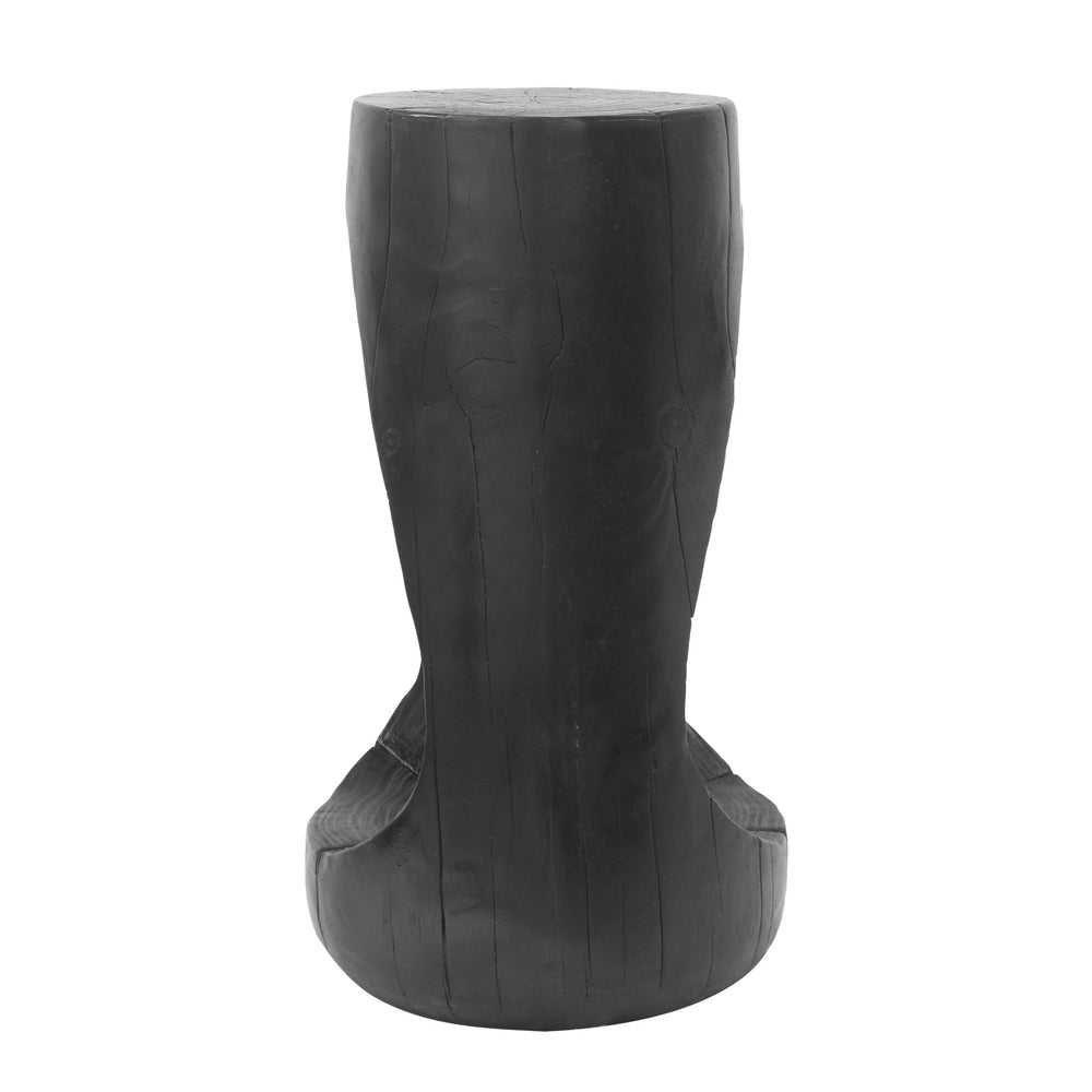 English Elm Christopher Knight Home® - Outdoor Hollow Design End Table - Stylish Black Concrete Accent For Patio, Balcony, Or Poolside Use N770P291496B