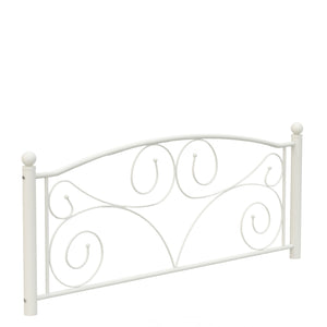 English Elm Full Upholstered Platform Bed Frame with Headboard, Sturdy Wood Slats, No Box Spring Needed, Easy Assembly White 59.45 L x 23.23 W x 3.94 H W2297P347655