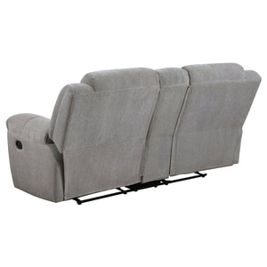 English Elm Chelan Plush Sofa and Loveseat Set with Sloped Arms for Contemporary Living Rooms B062S01730