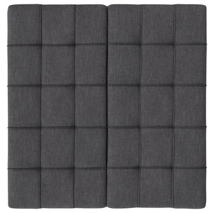 English Elm Laura Lift Top Storage Ottoman with Tufted Vegan Leather, Split Lift-Top, Dual Compartments for Living Room Seating Table Gray B136P252712