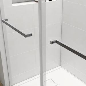 English Elm Shower Door Handle Chrome Finish Rust Resistant Ergonomic Grip for Modern Bathrooms W1573P232547