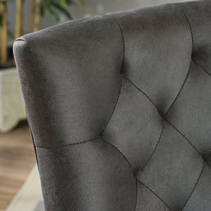English Elm Christopher Knight Home® - Cheney Dining Chair Set Of 2 - Stylish Slate Microfiber For Modern Comfort & Timeless Elegance 54181.00MFSLAT
