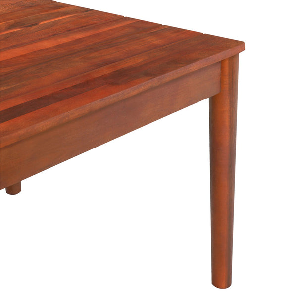 English Elm Christopher Knight Home® - BRYAN Acacia Coffee Table in Mahogany Finish – Rustic Outdoor 36.25" x 20.5" Durable Hardwood Design N776P288482K