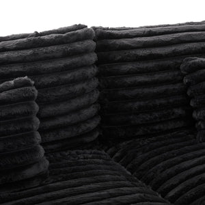 English Elm Oversized Double Chaise Lounge Sofa - Cloud Couch With Usb Ports, Cup Holders & Plush Pillows For Comfort N719S002110B-GIGA