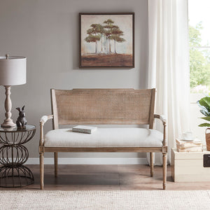 Madison Park Willshire Farm House Settee MP106-0897 Beige/ Reclaimed Natural