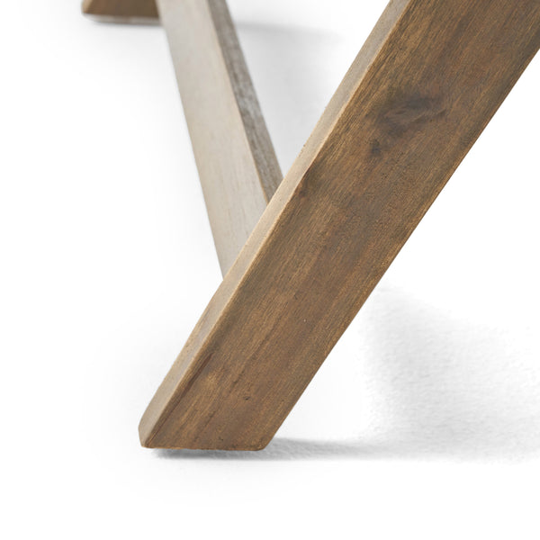 English Elm Christopher Knight Home® - SEDONA Acacia Outdoor Coffee Table with Open Slat Top, Durable Wood Design for Patio Living Spaces Grey 41.5 L x 28.25 W x 7.5 H 65811.00DGRY