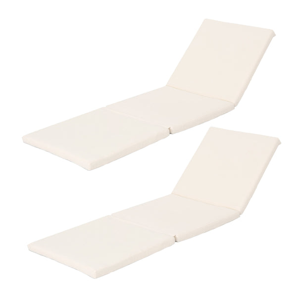 English Elm Christopher Knight Home® - 62575.00CUSH-GRN Luxury Jamaica Lounge Cushion Set — Water-Resistant Outdoor Polyester Comfort Pad Cream N775P230064C