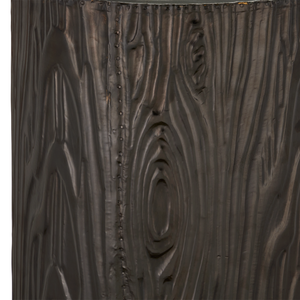 Terra Pedestal: Artisanal Bronze and Brass Modern Column Display for Unique Home Decor Accents