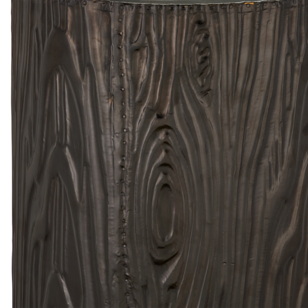 Terra Pedestal: Artisanal Bronze and Brass Modern Column Display for Unique Home Decor Accents