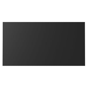 English Elm Acadian Handcrafted 5-Shelf Pine Bookcase in Black – Adjustable Shelves, Tapered Legs, Crown Top B136P238597