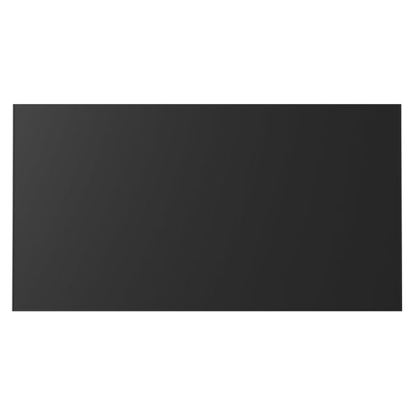 English Elm Acadian Handcrafted 5-Shelf Pine Bookcase in Black – Adjustable Shelves, Tapered Legs, Crown Top B136P238597