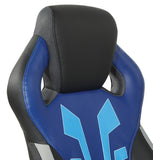 OSP Home Furnishings Ice Knight Gaming Chair Blue