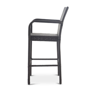 English Elm Christopher Knight Home® - Littleton Outdoor Barstool Set Of 2 - Stylish Grey Wicker For Modern Patios & Poolside Relaxation 57113.00GRY